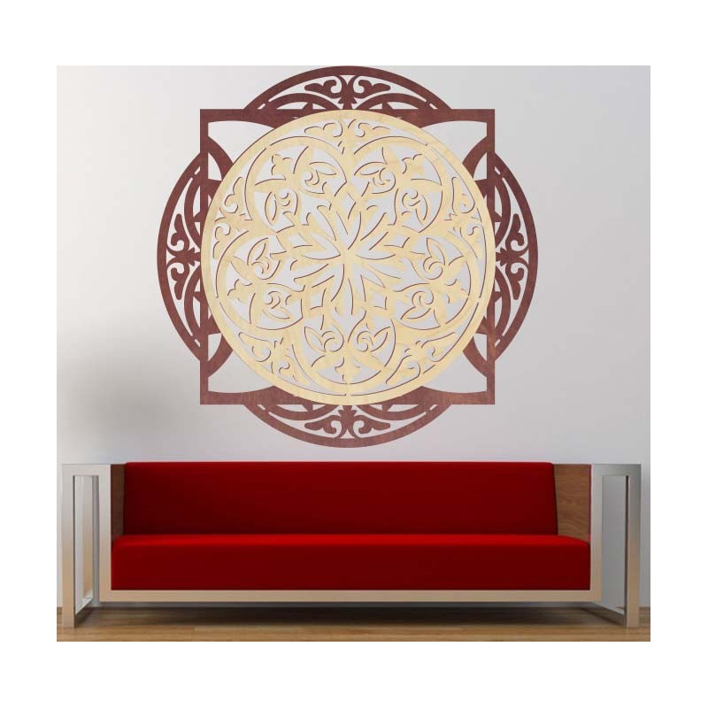 Fesselndes Wandbild aus Sperrholz HAFFRA