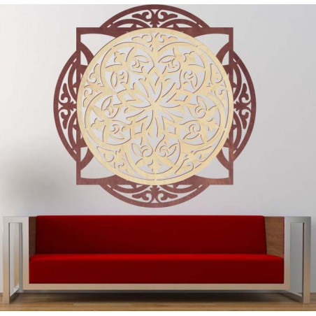 Fesselndes Wandbild aus Sperrholz HAFFRA