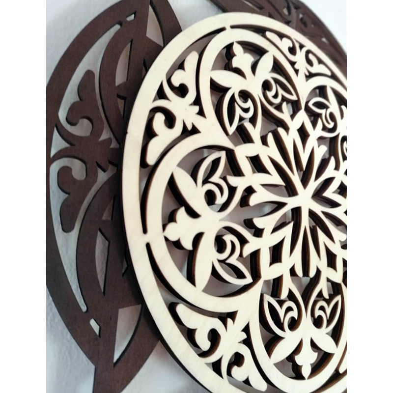 Fesselndes Wandbild aus Sperrholz HAFFRA