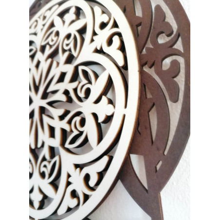 Fesselndes Wandbild aus Sperrholz HAFFRA