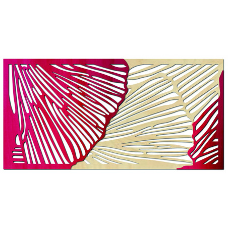 Geschmackvolles 3D-Wandbild aus Sperrholz