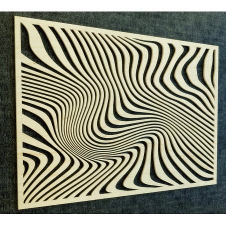 Magisches Wandbild aus Sperrholz