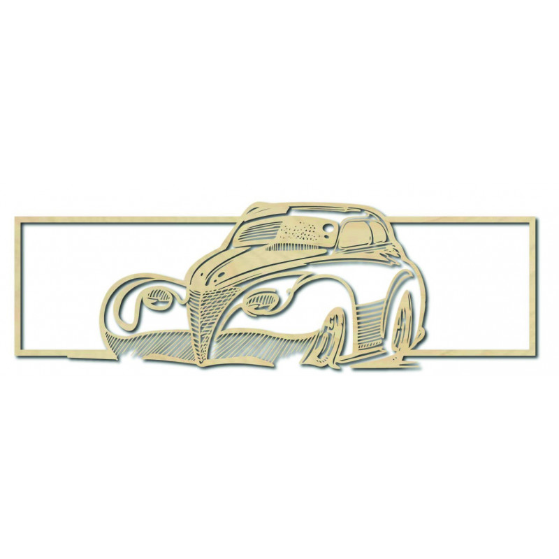 Großes Wandgemälde Auto