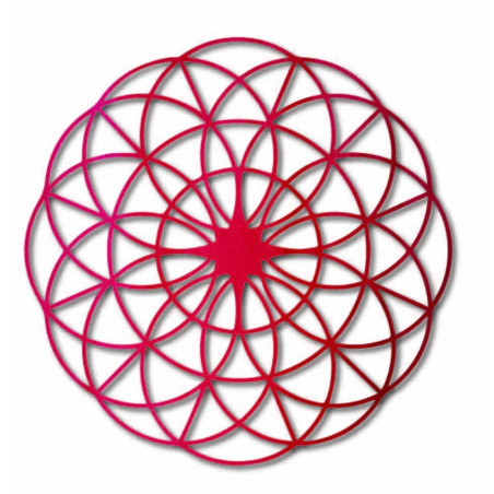 Magisches Holzmandala an der Wand - Kreise I Durchmesser FI 50, 60, 70, 80, 90, cm