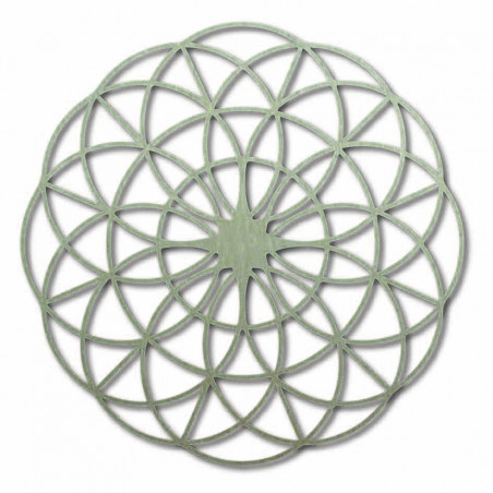 Magisches Holzmandala an der Wand - Kreise I Durchmesser FI 50, 60, 70, 80, 90, cm