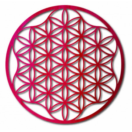 Ein Bild eines Mandalas auf einer Sperrholzwand bis 120 cm