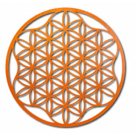 Ein Bild eines Mandalas auf einer Sperrholzwand bis 120 cm